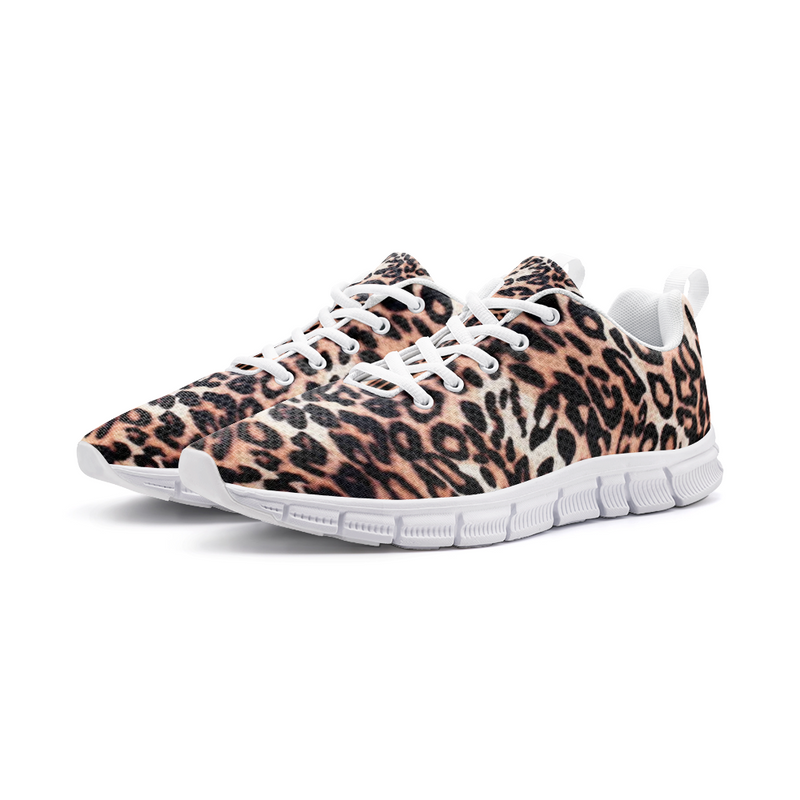 Women's Leopard Printed Sneakers Breathable Knitted Low Top - Temu